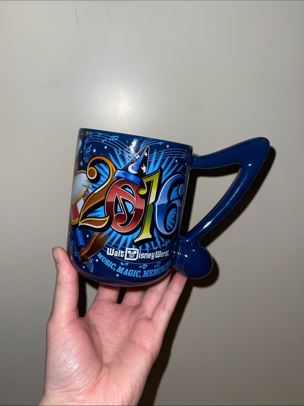 2016 Walt Disney World "Music, Magic, Memories" Ceramic Mug